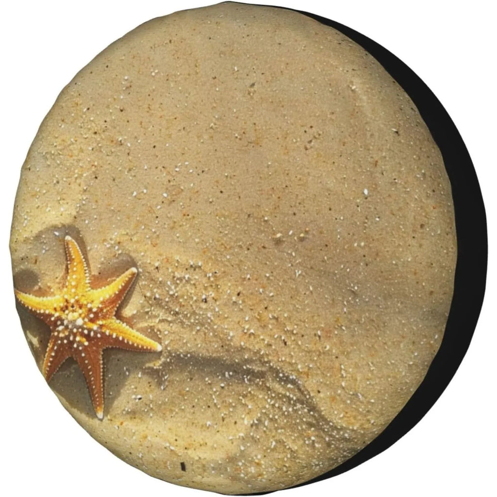 Starfish Beach Spare Tire Cover for RV, SUV & Trailer Spare Tire Cover HIP 1 16in