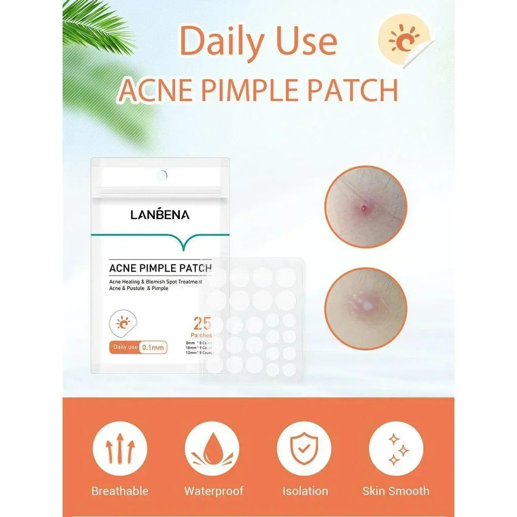 LANBENA Acne Pimple Patch 25pc – Invisible Blemish Stickers Acne Pimple Patch HIP