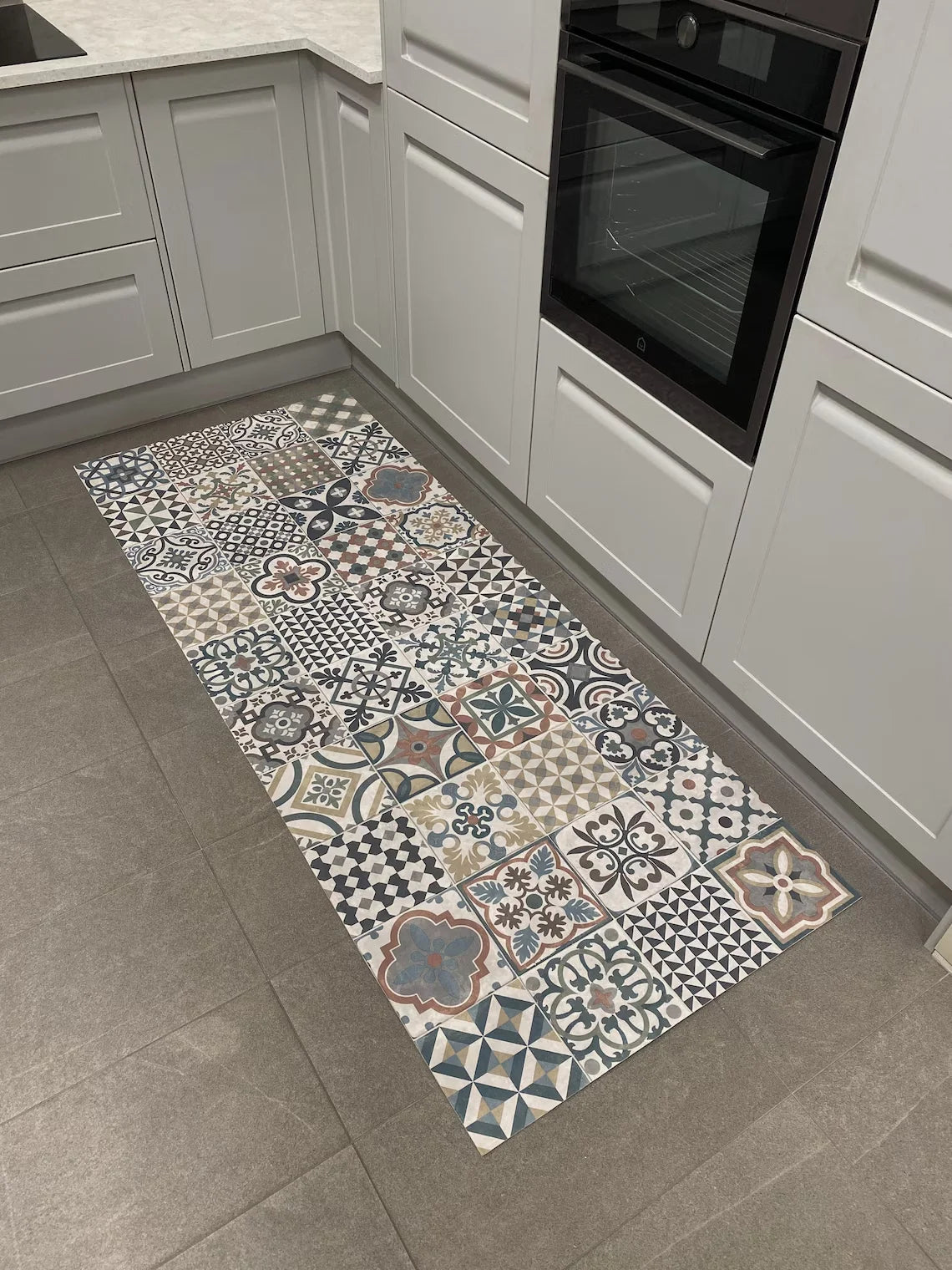 Moroccan Runner Rug – Non-Slip Kitchen & Hallway Floor Mat Runner Area Rug HIP 4 50X150cm-Felt