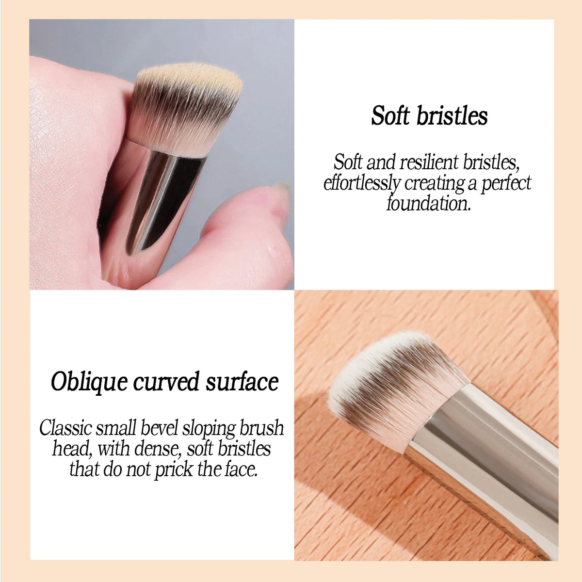 Precision Flat Head Concealer Brush – Model 270 | HIP Concealer Brush HIP