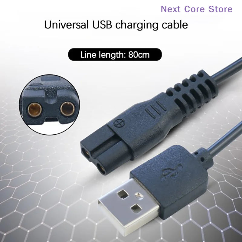 80cm USB Charging Cable for Xiaomi Mijia Electric Shaver Shaver Charging Cable HIP