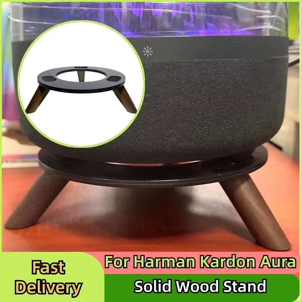 Wooden Speaker Stand for Harman Kardon Aura Studio – Non-Slip Speaker Stand HIP