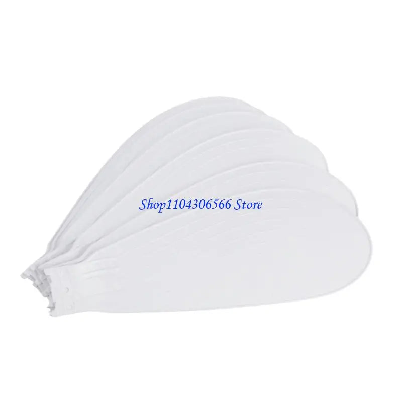 6-Pack ABS Replacement Fan Blades for E27 Ceiling Fan Light Fan Blade Replacement HIP Short model CN