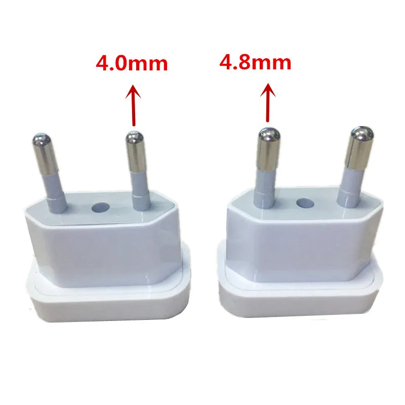 US to EU Plug Adapter – Travel Power Converter, Flame Retardant Travel Plug Adapter HIP