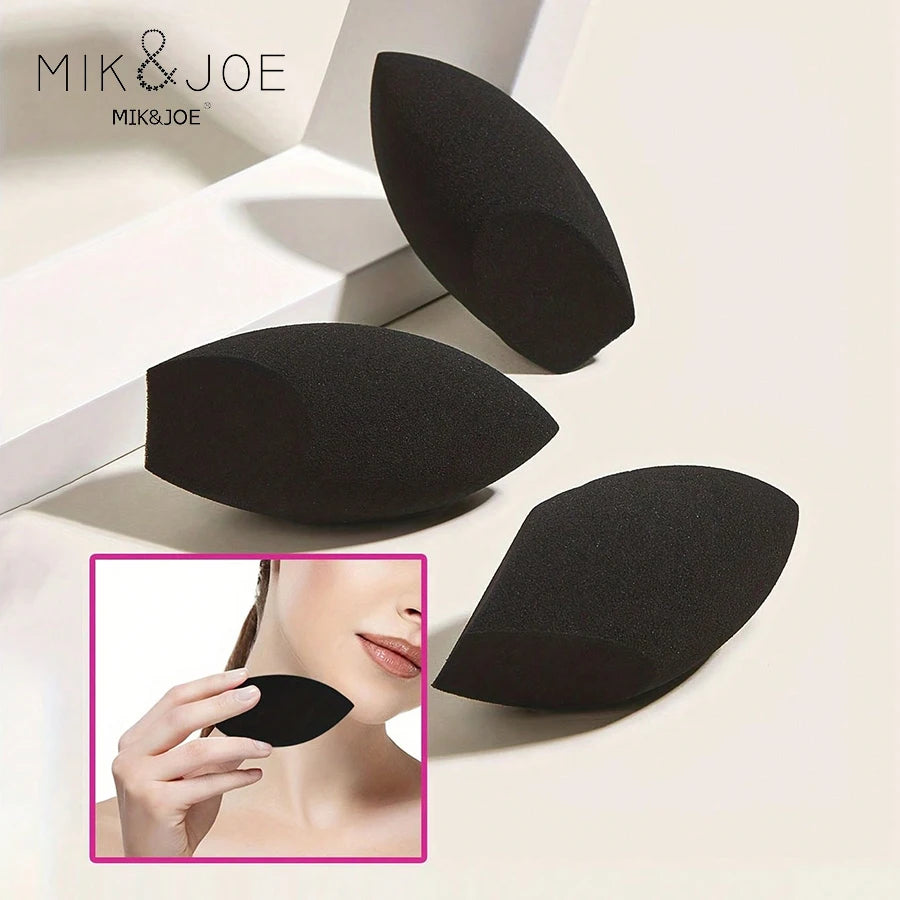 Black Egg Beauty Sponge Set – Latex-Free & Reusable Makeup Blending Sponge HIP