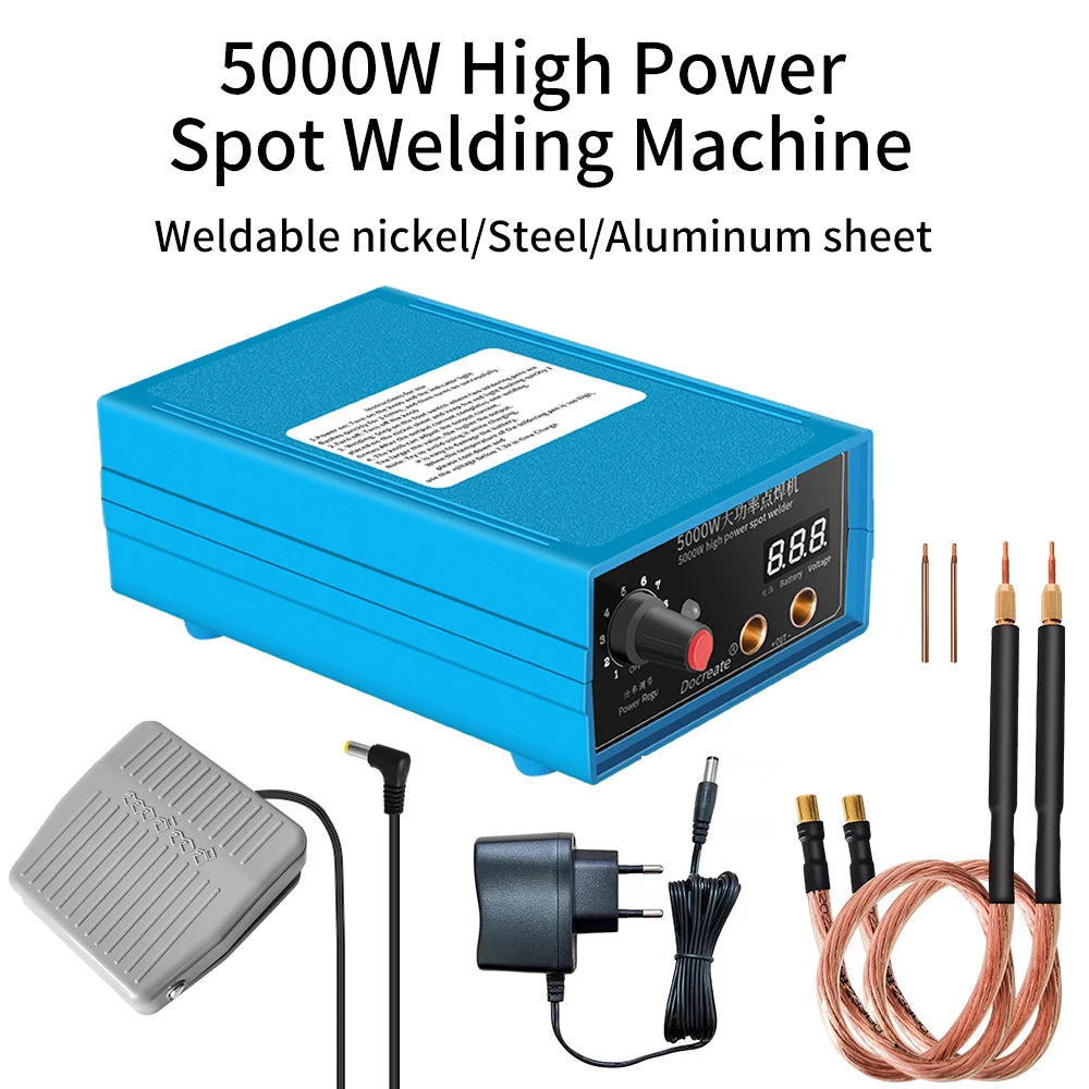 5000W Handheld Spot Welder – DIY 18650 Battery Welding Machine Spot Welding Machine HIP