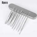 Blackhead & Ingrown Hair Removal Tweezers Set – 3/8 Pcs Skin Care Tool Set HIP C653-8pcs