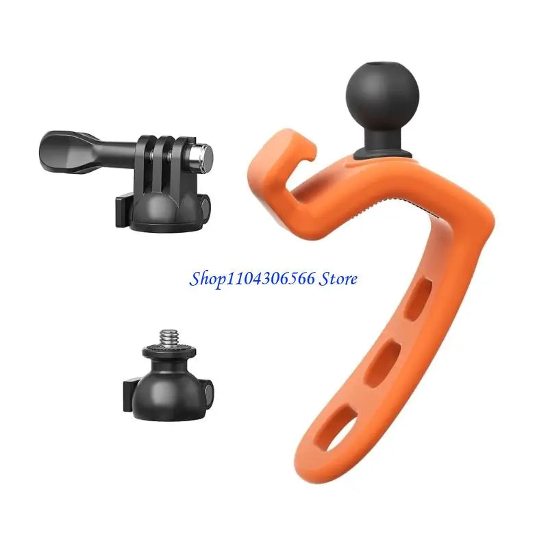 Universal Action Camera Mount – 360° & 180° Shockproof Strap Action Camera Mount HIP