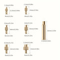 Brass Heat Insert Nut Tips M2–M8 | 7-Pc 3D Printer Kit Heat Insert Tool Kit HIP 1 set No plug