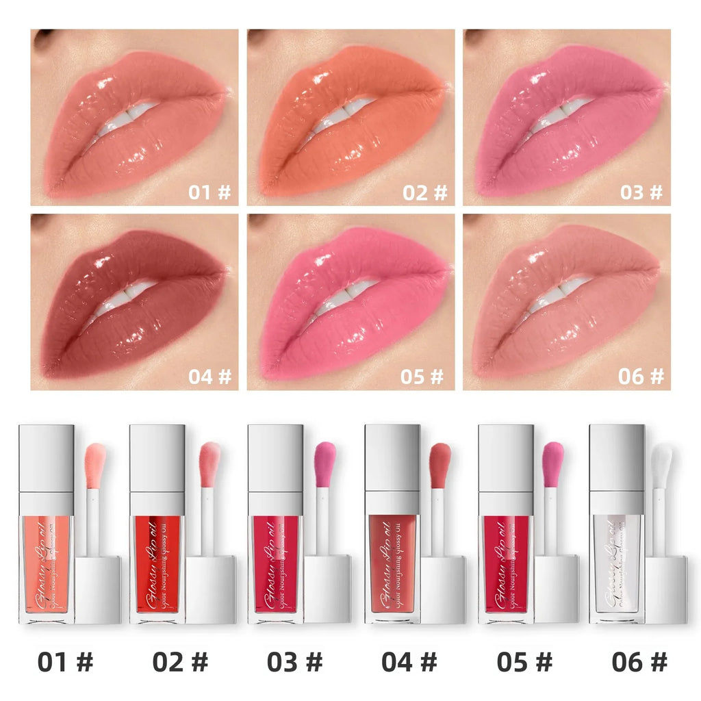 Hello Kiss Lip Glow Oil – Vitamin E & Shea Butter Lip Gloss Lip Glow Oil HIP