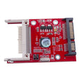 CF Card to SATA Adapter – Compact Flash Type I & II Converter CF to SATA Adapter HIP Red