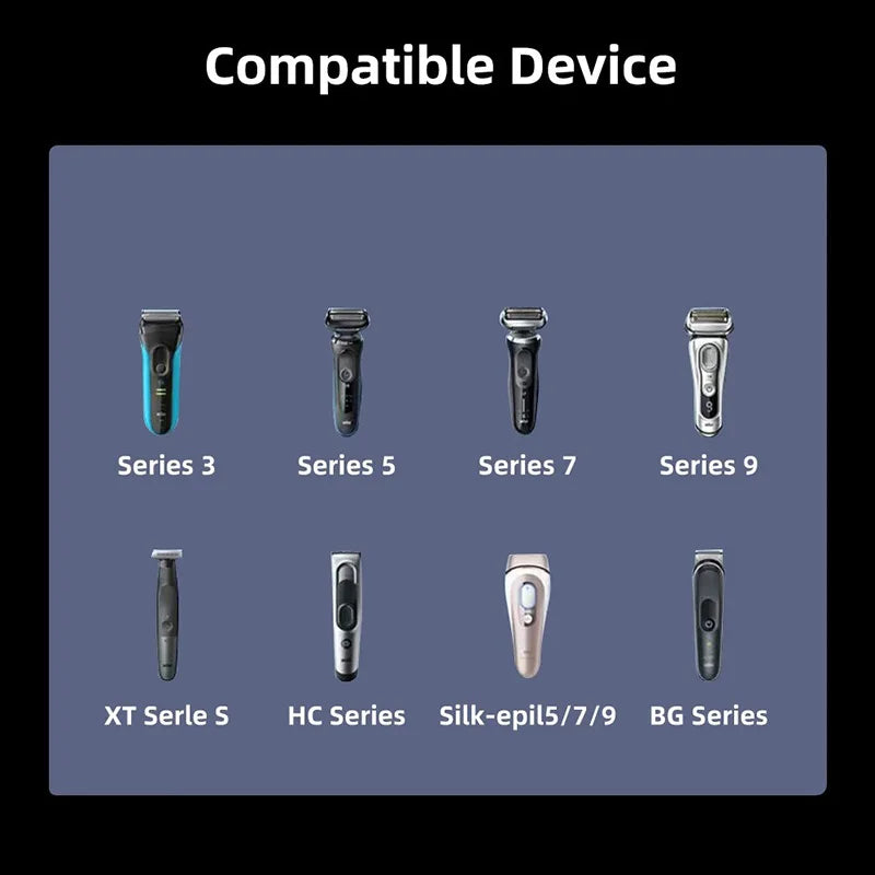 12V Type-C PD Charging Adapter for Braun Shavers Series 3 5 7 9 Shaver Charging Adapter HIP