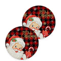 Santa Claus Car Cup Holder Coasters – Christmas Set of 2 Car Cup Holder Coasters HIP 1 Other