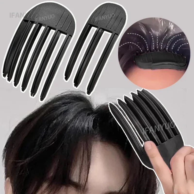 3/6Teeth Hair Roots Volumizing Hair Clips Women Curling Bangs Fixed Shape Hairpin Wind Sculpting Combs High-arched Styling Tool HIP
