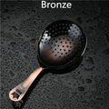 Skull Cocktail Strainer – Stainless Steel Sprung Bar Tool Cocktail Bar Strainer HIP Bronze