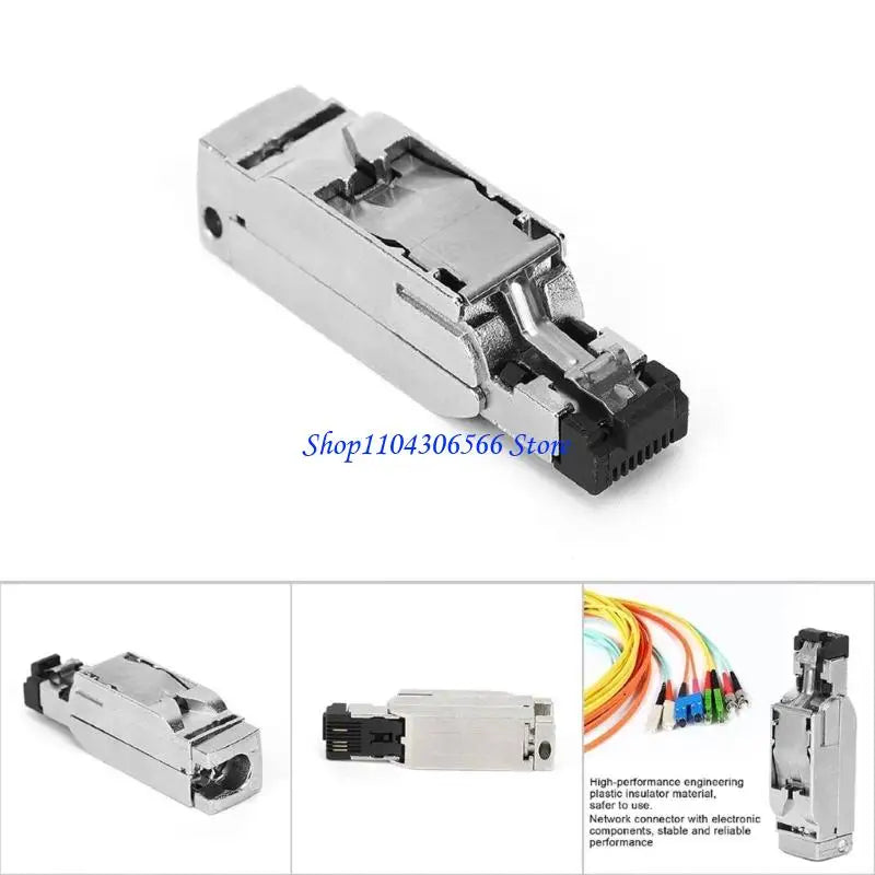 Industrial RJ45 Ethernet Connector Plug – Waterproof Metal Ethernet Connector Plug HIP