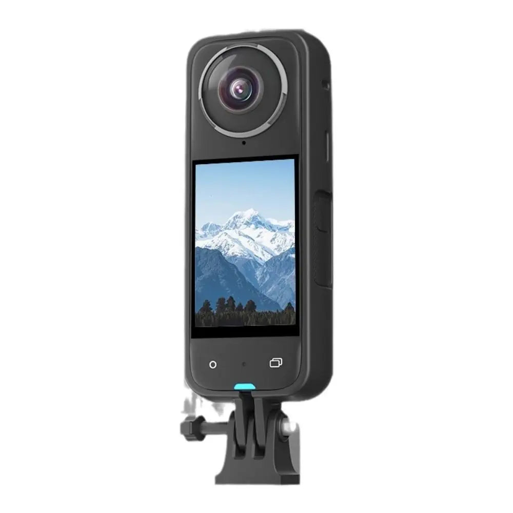 PC Frame Cage for Insta360 X4 & X5 – 1/4 Screw Mount Action Camera Case HIP