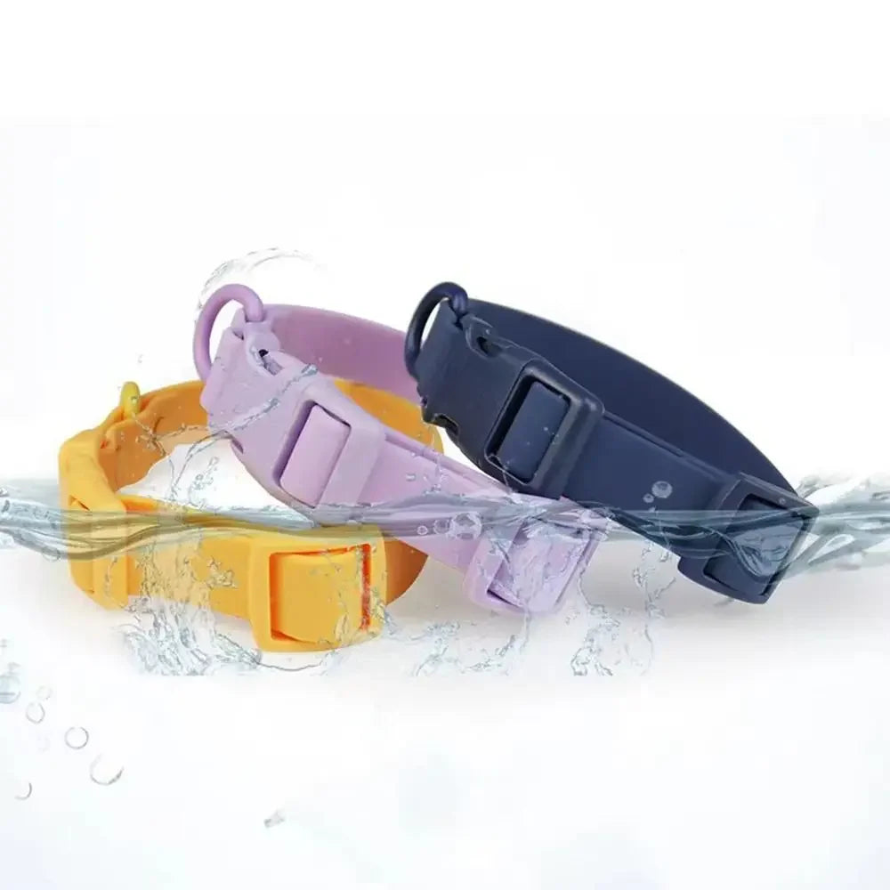 Adjustable Waterproof PVC Dog Collar – Rustproof Safety Buckle Dog Collar HIP