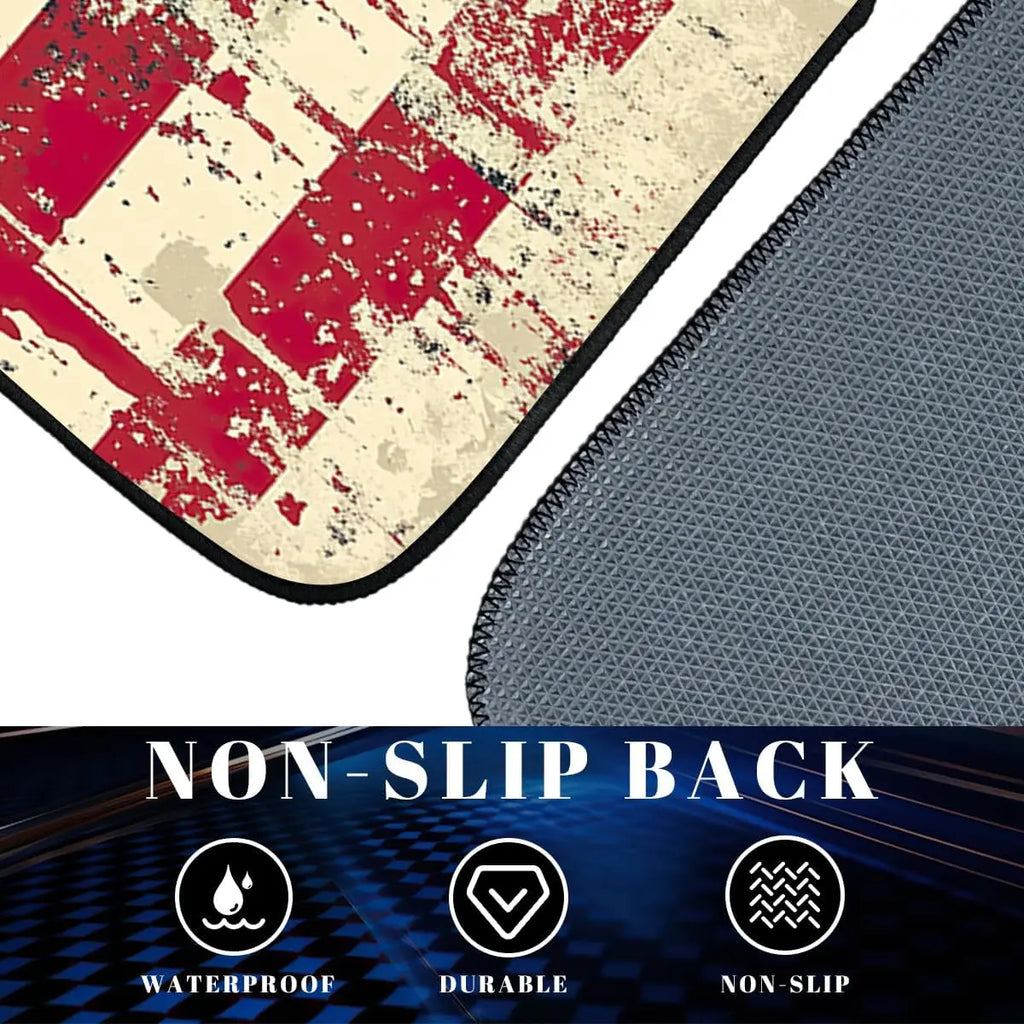 American Flag Car Floor Mats Set of 4 – Non-Slip Auto Carpets Auto Floor Mats HIP