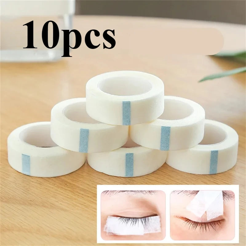 White Eyelash Extension Tape – Breathable Lint Eyelid Patches Eyelash Extension Tape HIP C646-white 10pcs