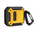 Carbon Fiber AirPods Pro 2/1 Shockproof Case with Keychain Earphone Case HIP Black Yellow For Airpods 3