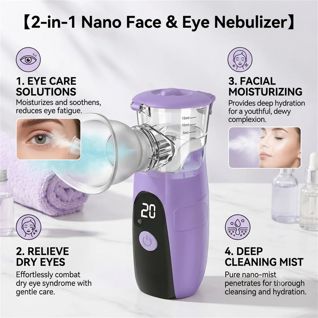 Mesh Nebulizer Facial Sprayer – Deep Hydration Skin Mist Facial Mist Sprayer HIP