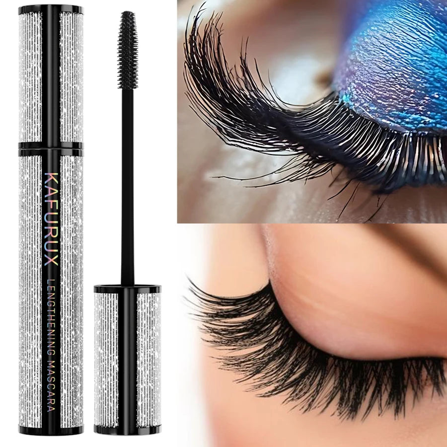 1PC 5D Black Lengthening Mascara Eyelashes Extension Eye Lashes Brush Beauty Korean Makeup Long-wearing Cosmetic Gift Waterproof HIP