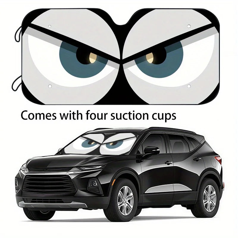 Funny Eyes Car Windshield Sun Shade – 2 Sizes | HIP Car Sun Shade HIP M