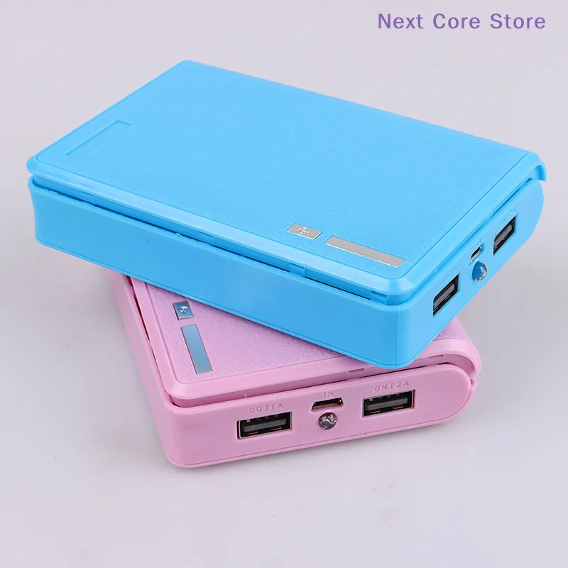 4×18650 DIY Power Bank Case – 5V Dual USB Charging Shell DIY Power Bank Case HIP