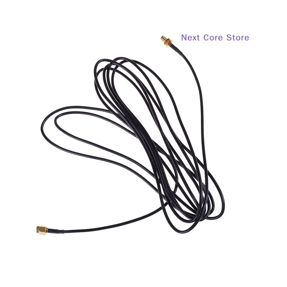 SMA Male to Female RG174 Coax Extension Cable – 10ft, 50Ω Coaxial Extension Cable HIP