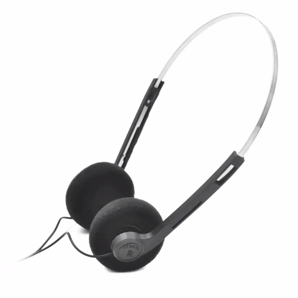 Retro 3.5mm Wired Earphones – Vintage Walkman Style Wired Earphones HIP black