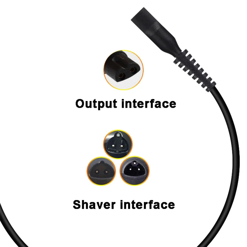 USB Charging Cable for Braun Electric Shavers 1–9 Series 12V Shaver Charging Cable HIP