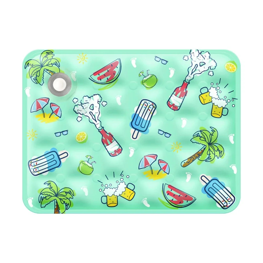 Cool Pet Cooling Mat Self Added Water Ice Gel Dog Cat Sleeping Pad Durable Moisture-proof Dog Cold Bed Mat For Small Big Dogs HIP Style 3 L