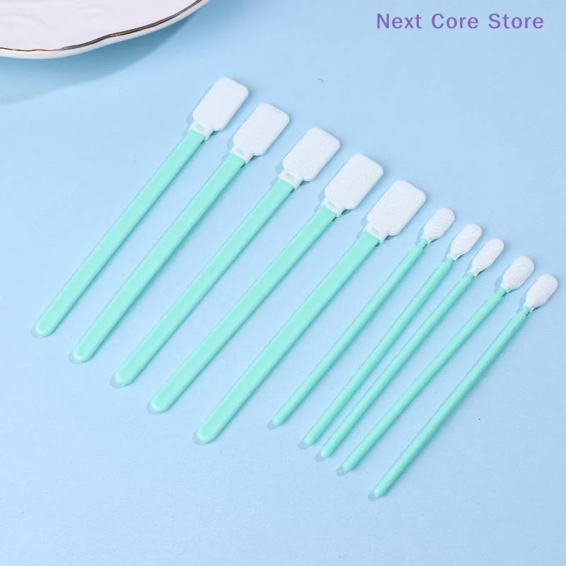 100-Pack Dust-Free Foam Swabs – Printer Head & Screen Cleaning Printer Cleaning Swabs HIP