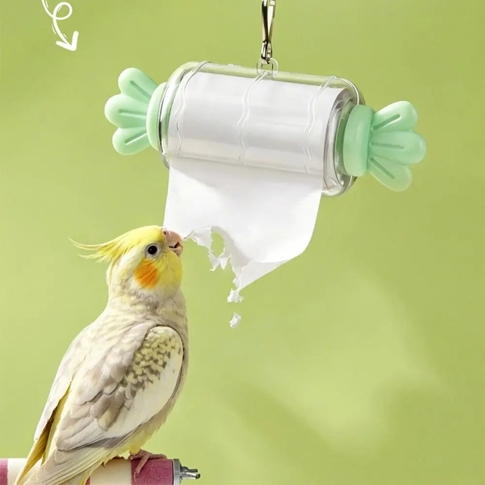 Candy Shape Bird Shredding Chew Toy – Hangable & Reusable Bird Shredding Toy HIP