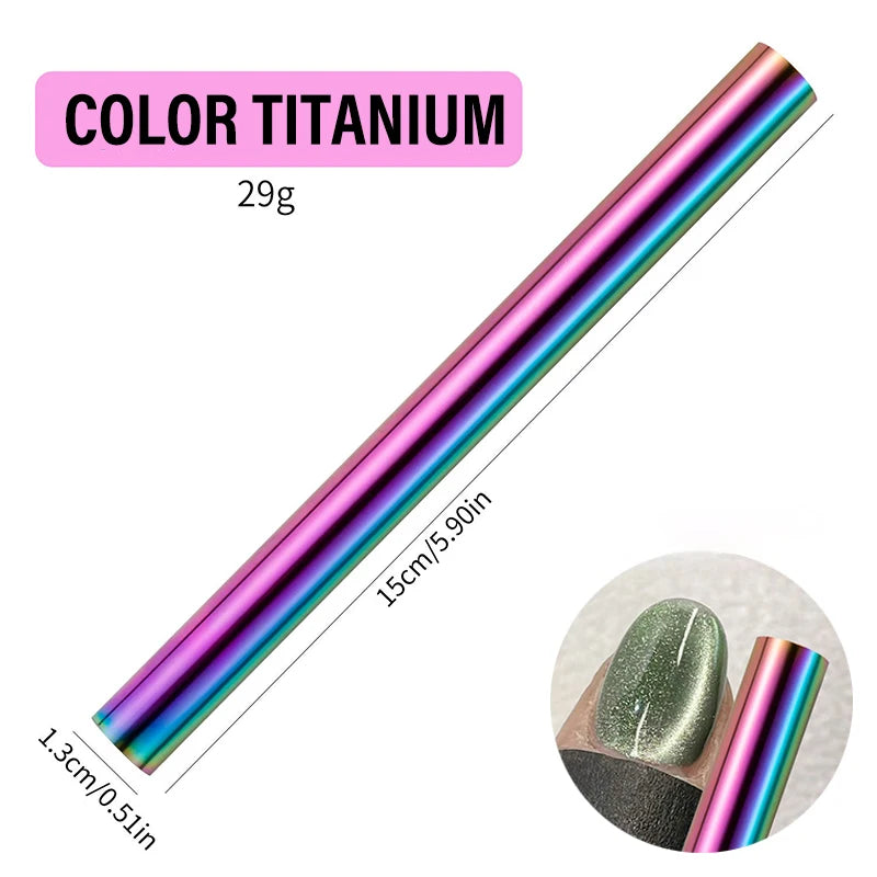 1-3pcs Super Long Double Head Nail Magnet Tool Pens Magnetic Cat Eye Gel Polish Nail Art Kit for DIY Salon Studio Or Home Use HIP 1pc Colorful