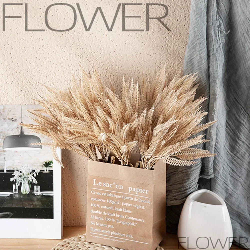 Natural Dried Pampa Grass Bouquet Rabbit Tail Grass Home Decor Bouquet Phragmites Flowers Bouquet Wedding Ramadan Decoration HIP