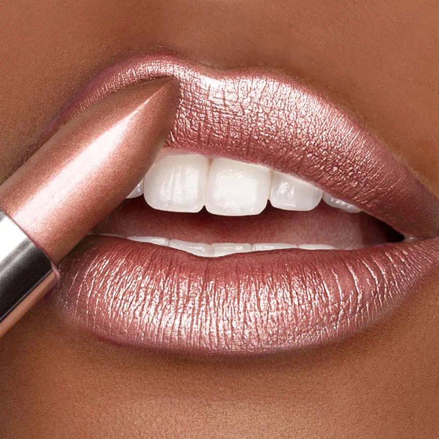 KAFURUX Metallic Glitter Lipstick – Shimmer Lip Gloss & Tint Metallic Glitter Lipstick HIP