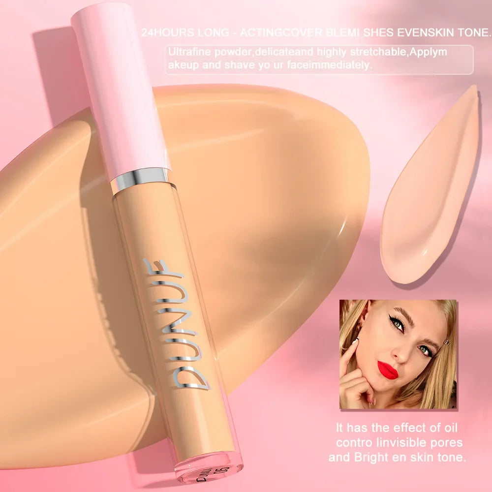 DUNUF Waterproof Liquid Concealer Stick – Color Correcting Liquid Concealer Stick HIP