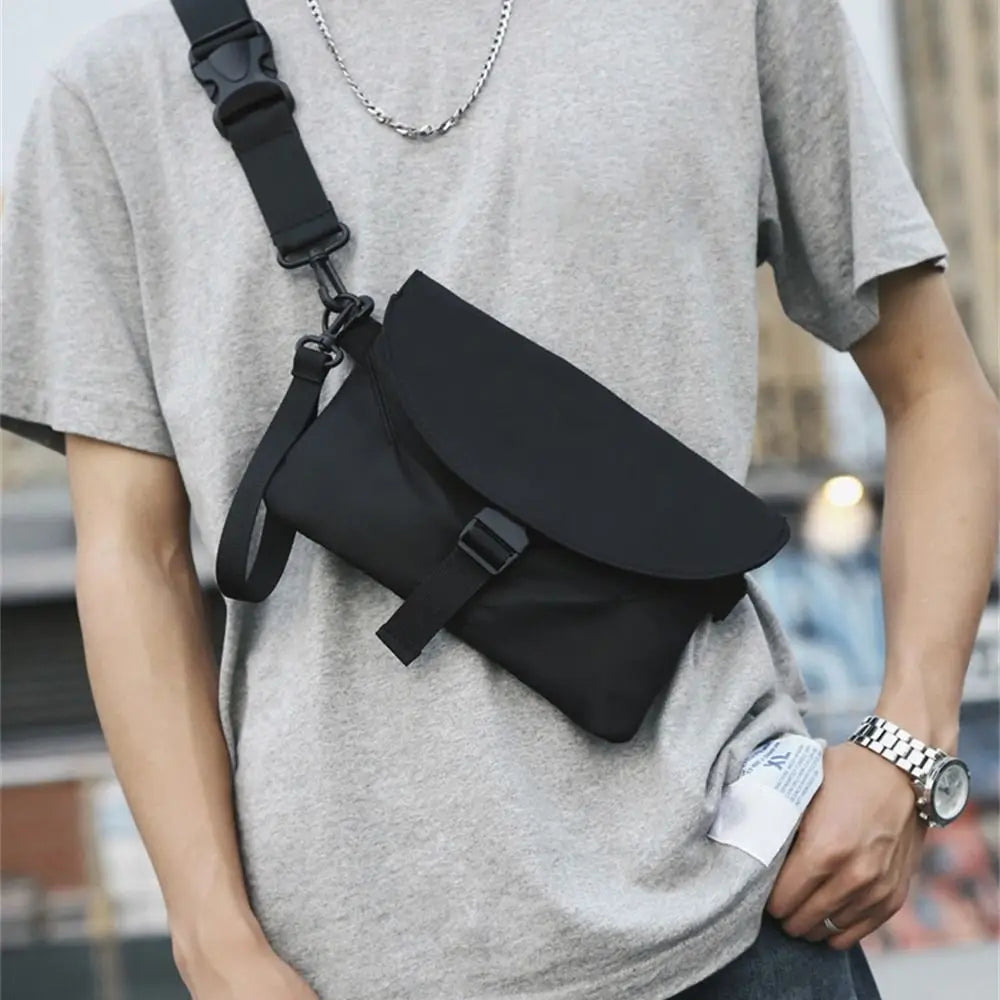 Nylon Cycling Chest Pack – Crossbody Sling Bag & Phone Pouch Crossbody Sling Bag HIP