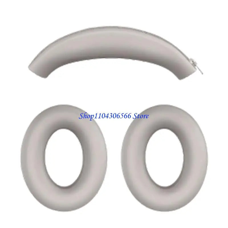 IKF King Headphone Silicone Earpads & Headband Cushion Set Headphone Earpads HIP Gray CN