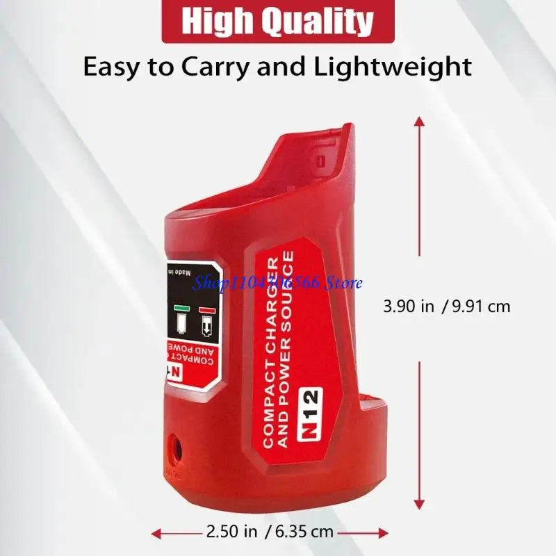 12V USB Power Adapter for N12 Battery – Portable Charger Battery Charging Adapter HIP