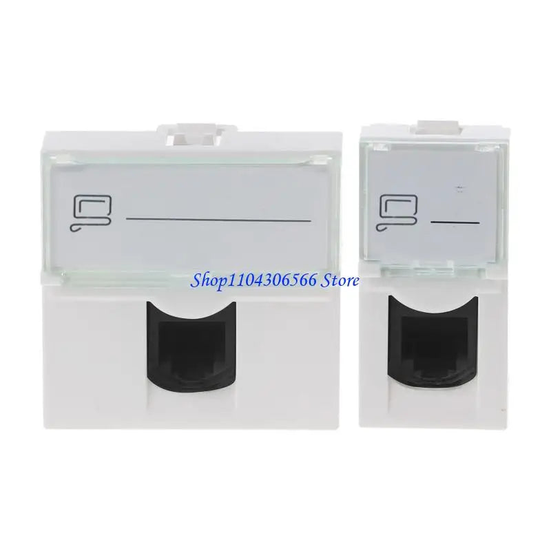 Cat6 RJ45 Keystone Wall Plate – Female to Female Ethernet Ethernet Wall Plate HIP