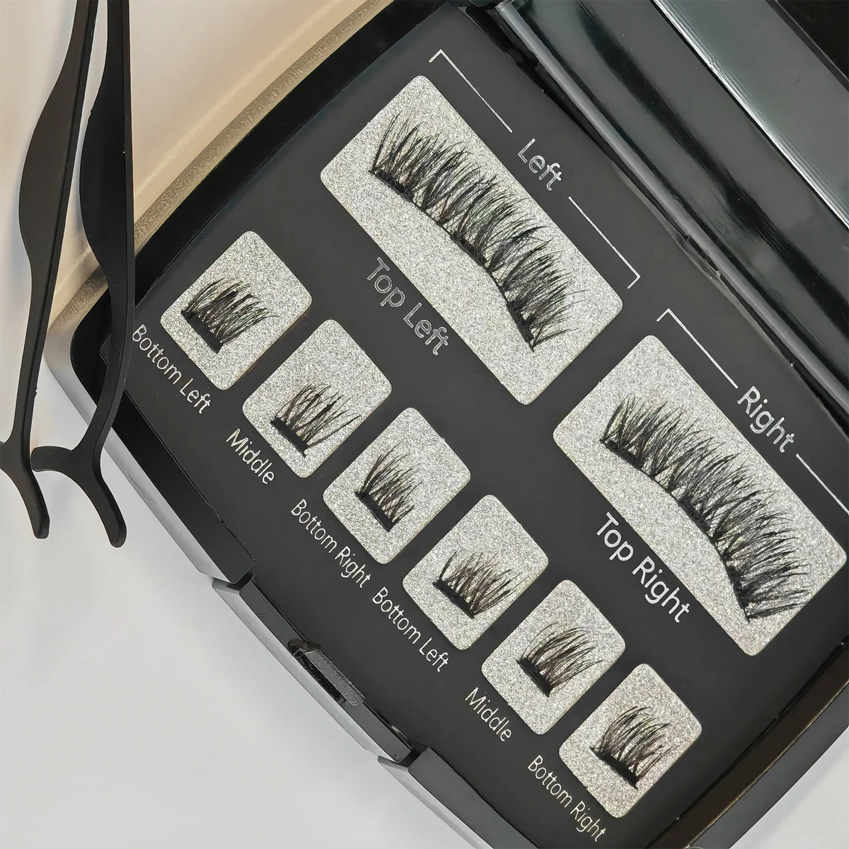 Magnetic Eyelashes Natural Look (No Eyeliner Needed) 3 Magnets Magnets Clusters Double Strips Clip On Easy Reusable (Very Natura HIP