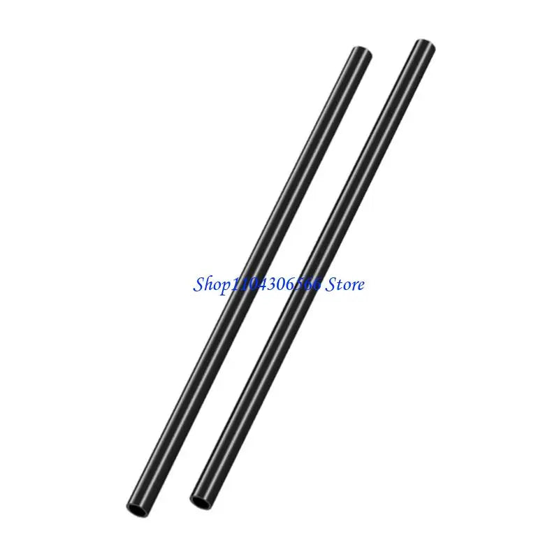 15mm Aluminum Camera Rods M12 Thread for Follow Focus – 2pcs Camera Rig Rods HIP