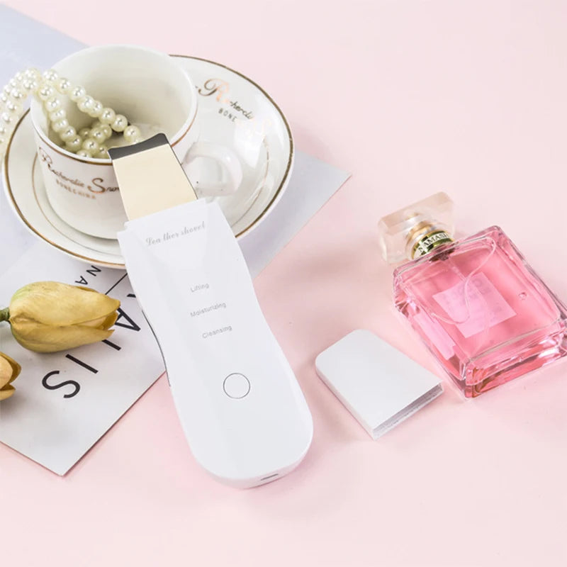 CAMMUO Vibrating Skin Scrubber Spatula – Pore Cleansing Device Facial Cleansing Device HIP