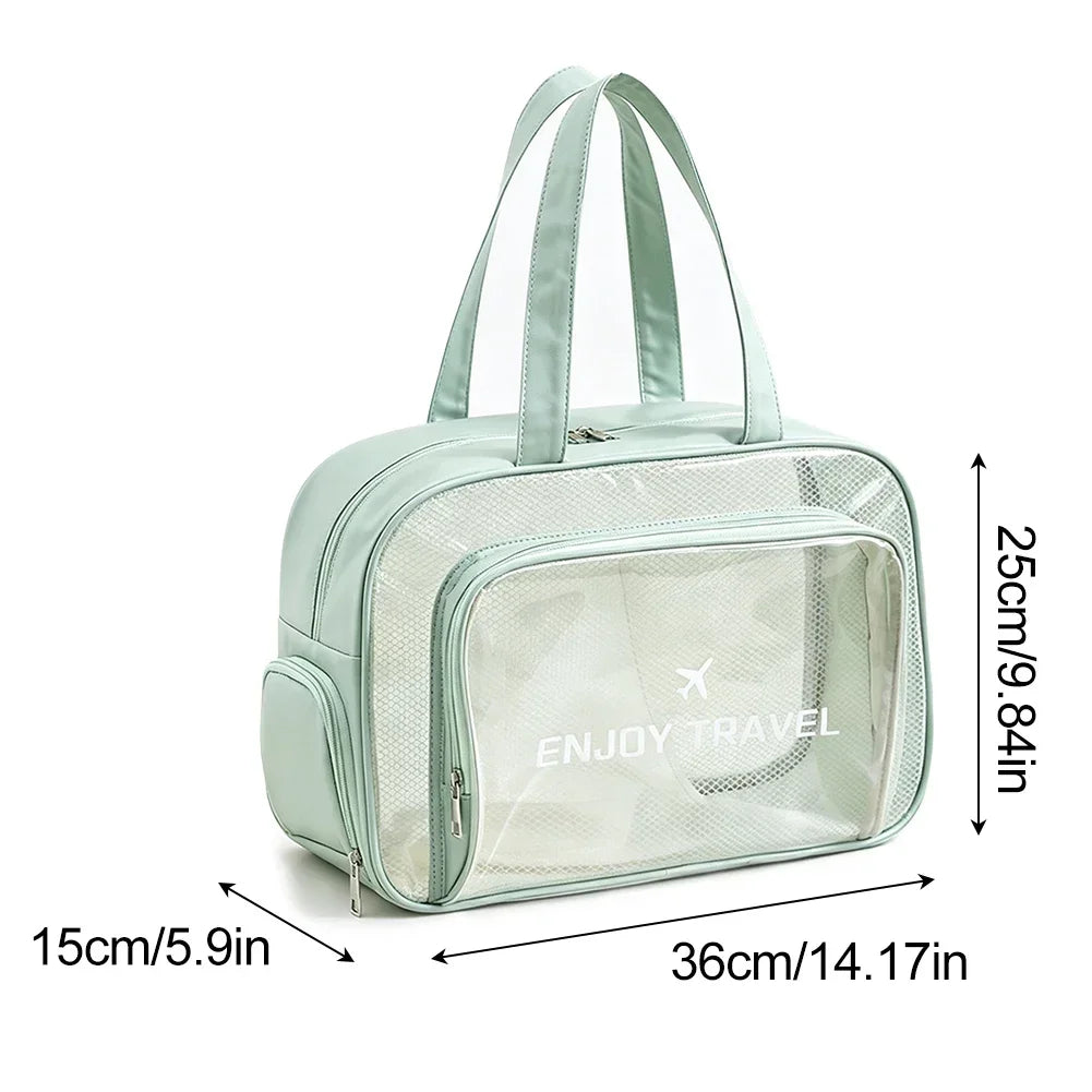 Foldable Gym Swim Tote with Shoe Compartment Sports Backpack for Beach Gym Large Waterproof Wet-Dry Bag Travel Toiletry Bag HIP