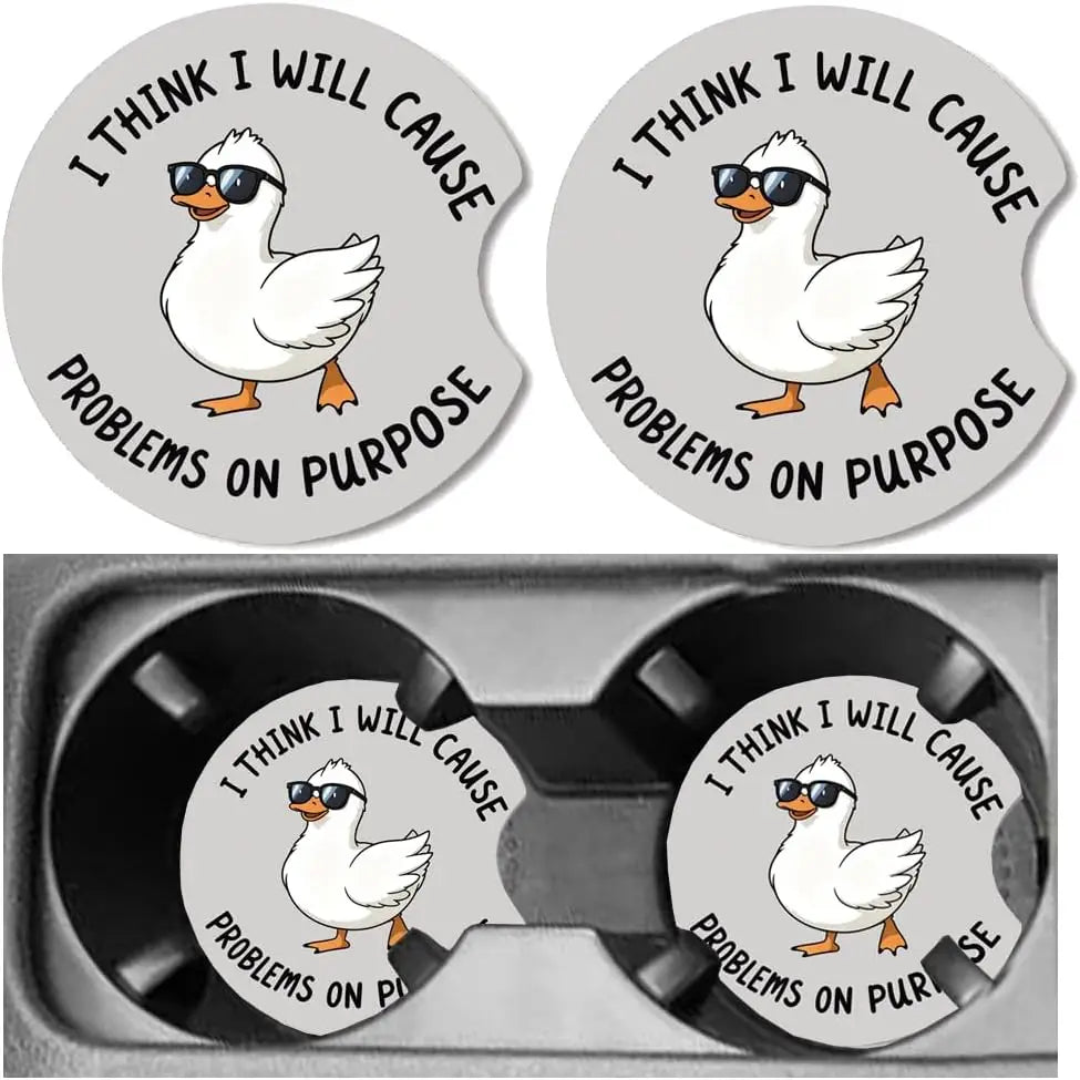 Neoprene Car Cup Holder Coasters – Non-Slip Set of 2 Car Cup Holder Coaster HIP 1 Other