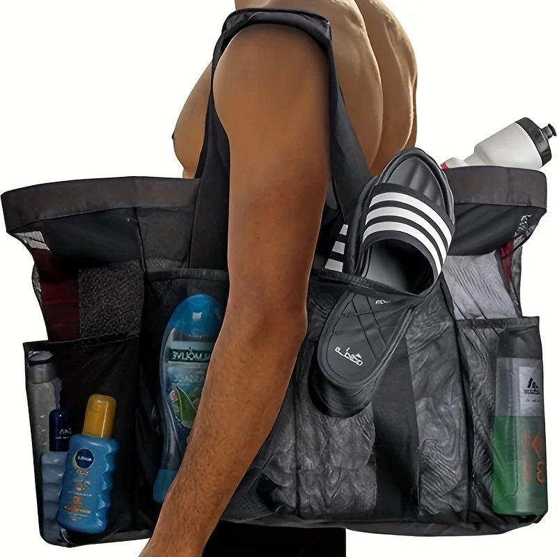 Extra Large Waterproof Beach Bag – Foldable Tote with Pockets Waterproof Beach Tote HIP
