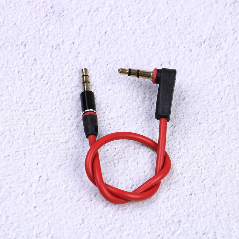 3.5mm Male to Male AUX Audio Cable – 20cm Stereo Jack AUX Audio Cable HIP one size